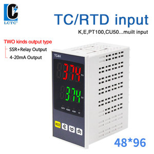 LCTC TC4H תרמוסטט דיגיטלי PID SSR+ממסר/4-20ma פלט בקר טמפרטורת כניסה אוניברסלי ווסת תצוגה דיגיטלית 48*96 - Product Image 2
