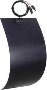 Panel Solar Flexible de 55w 70w 80w, Forma Larga y Estrecha, Hecho a Medida, Totalmente Negro, Ligero, para Techo de Autocaravana, Camión, Jardín, Valla - Product Image 3