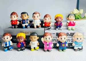 <b>Football</b> Star Cartoon <b>Figurines</b> World Cup Soccer Player Mini Collectible Dolls for Fan Decor Gift - Product Image 4