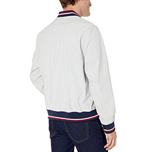 High Quality Eco-Friendly Waterproof Fleece Men's Varsity Bomber <b>Jacket</b>-Winter Ready - Product Image 3