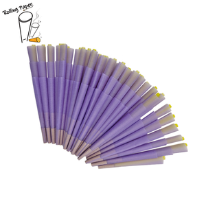 Wholesale 109MM98MM84MM unbleached cone-shaped paper cone custom colored <b>smoking</b> roll paper accessories - Product Image 3