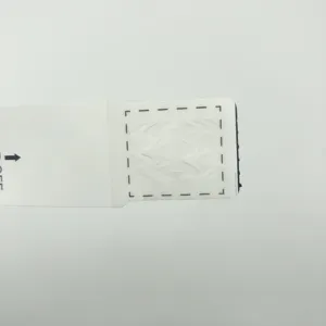 מפעל מחיר הזול תרמית בלנק צמיד מודפס על ידי מדפסת לייזר על רול זיהוי מטופל צמיד במלאי