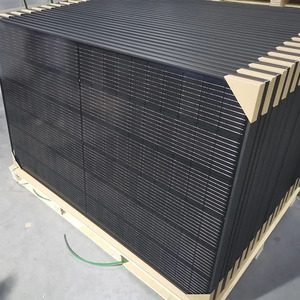 Module photovoltaïque monocristallin HJT bifacial tout noir 440W 450W 455W, <span class=keywords><strong>panneaux</strong></span> solaires à prix compétitif - Product Image 1