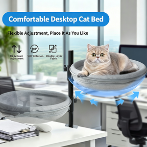 Nouveau hamac suspendu universel quatre saisons pour chat, idéal pour bureau et maison, avec structure d'escalade intégrée - Product Image 6