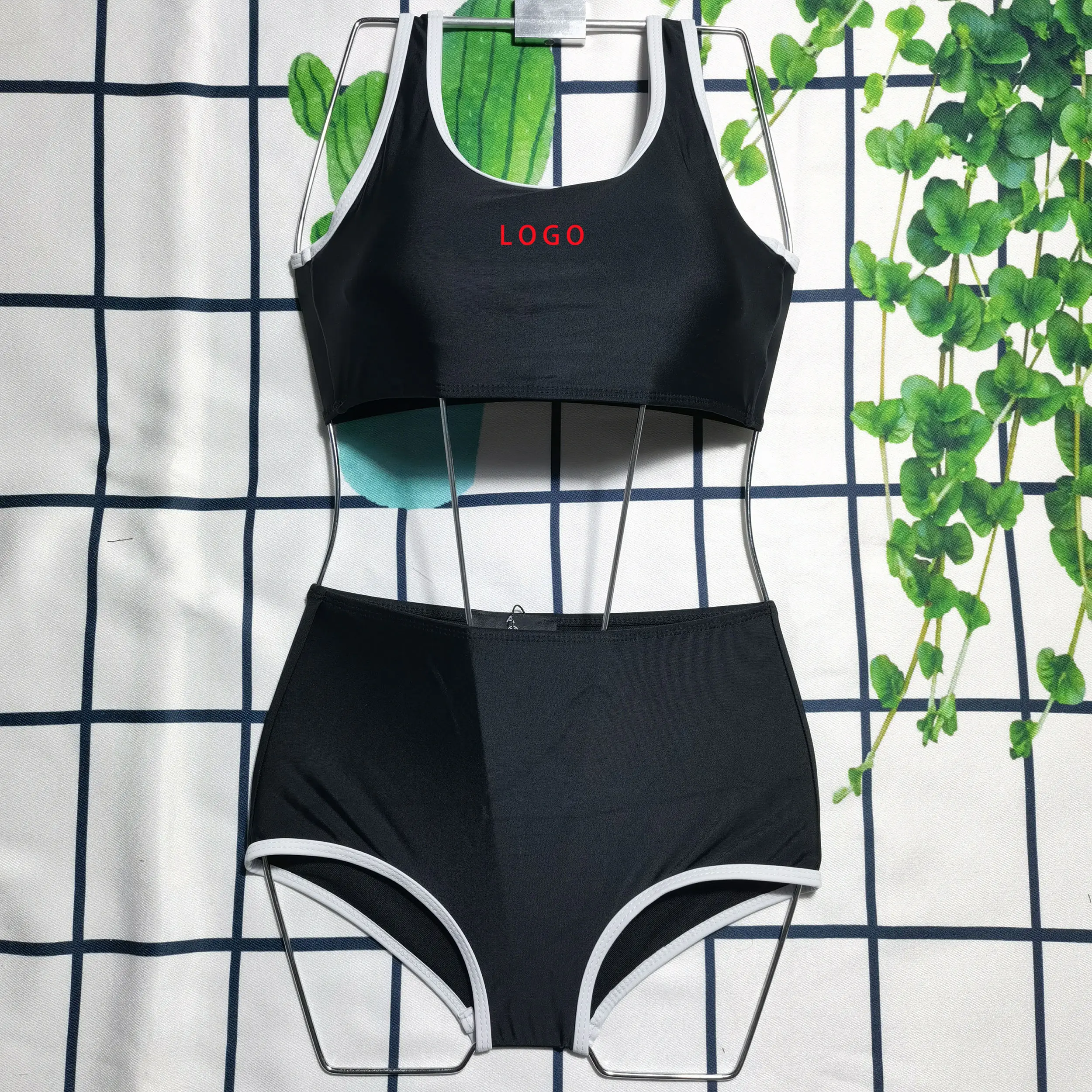 2023 उच्च कमर सेक्सी बिकनी सेट ब्रांड नाम Swimsuits के लिए डिजाइनर फिटनेस Swimwear के Beachwear महिलाओं