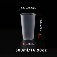 30 gobelets en plastique à texture mate pour cola, boissons, thé au lait, avec couvercles. Gobelets mats transparents avec couvercles blancs
