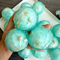 Jouet sensoriel artisanal en forme d'étoile de mer et de coquillage croustillant, boule croustillante en vaseline faite à la main, jouets anti-stress ASMR à presser