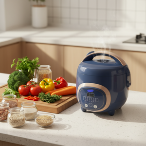 Mini Arrocera Automática Multifuncional, Control Digital Inteligente con Temporizador, Capacidad de 0.6-1.5L, Diseño Portátil, Arrocera Mecánica Doméstica - Product Image 2