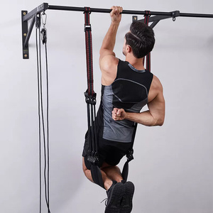 MAX 300LB Pull Up Assist Band System regolabile Chin Up Resistance Bands forza corda elastica tubo per impieghi gravosi - Product Image 3