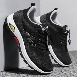 High Quality Men Lace-up Cowhide Phylon Mesh Fashion Trend Flexible Soft Sole Comfortable <b>Running</b> and Walking Sports Shoes - Product Image 1