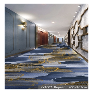 Moquette murale en rouleau de laine bleue de qualité supérieure, 80 % laine 20 % nylon, pour hôtels, chambres King et Twin, et chambres d'hôtes - Product Image 2