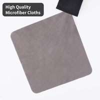 Nettoyeur de lentilles en microfibre ultra-douce avec fond refermable pour jumelles, lunettes de visée, lunettes, écrans, pochette à clipser et lavable