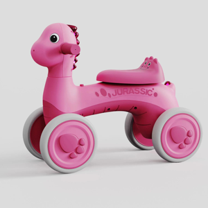 Jolies petites tricycles en plastique pour filles, vélo à pousser pour tout-petits, vélo pour bébé, tricycles à pousser pour enfants - Product Image 2