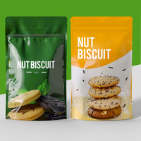 Sachet de poudre de thé vert matcha biologique personnalisé sachet debout emballage alimentaire sac en plastique en feuille d'aluminium