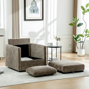 <span class=keywords><strong>Fauteuil</strong></span> pivotant moderne et écologique, rembourré, avec rangement dissimulé, <span class=keywords><strong>accoudoirs</strong></span> confortables en forme de diamant, dossier croisé, salon, club - Product Image 3