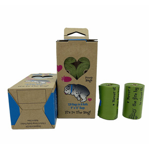 RDY Venta al por Mayor Bolsas Biodegradables para Excremento de Perro 100% Biodegradables Opciones de Grosor de <span class=keywords><strong>15</strong></span> y 20 Micras MOQ 1000 Cajas - Product Image 1