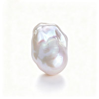 Perles baroques d'eau douce de qualité AAAA, 16 mm, blanches, naturelles, pour la fabrication de bijoux