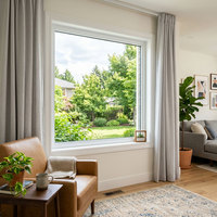 Solution de logement multifamilial, caractéristiques d'économie d'énergie, valeur à long terme, fenêtres en vinyle à battants P85 avec jointement fiable