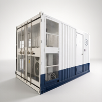 Conteneur de centre de données mobile en gros, Pod de centre de données conteneurisé avec alimentation de secours UPS, de -40°C à 55°C, pour les filiales bancaires