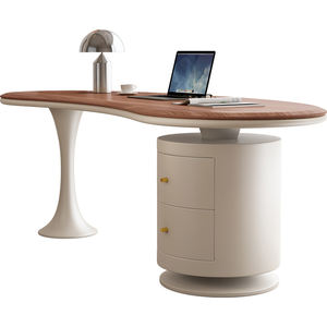 Modern Luxury Cream Style Solid Wood <strong>Desk</strong> for Home Study &amp; Office Light Computer <strong>Desk</strong> Elegant Coffee Table - Product Image 5