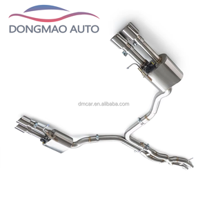 Convient pour Audi <span class=keywords><strong>RS4</strong></span> 4.2 B8 2009-2016, tuyau d'échappement haute performance en acier inoxydable avec soupape à quatre points - Product Image 5