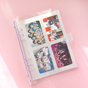 Classeur Kpop en plastique transparent 3 pouces, porte-cartes PVC, album photo pour cartes et photos avec pages intérieures - Product Image 1