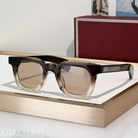 JMM VENDOME EPOXY 47-25-146 Lunettes de soleil pour hommes et femmes de qualité supérieure, lunettes de soleil de créateur, style punk classique, luxe, en acétate, UV400, avec boîte