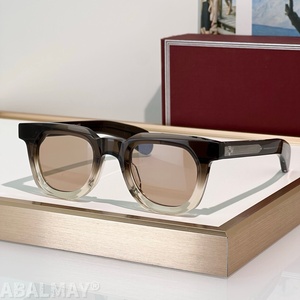 JMM <span class=keywords><strong>VENDOME</strong></span> EPOXY 47-25-146 Gafas de sol de alta calidad para hombre y mujer, gafas de sol de diseñador, clásicas, punk, de lujo, de acetato, UV400, con caja - Product Image 6