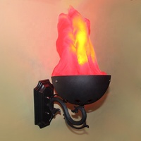 Fournitures pour fêtes et événements, décorations de festivals, lampes à effet de flamme LED murales personnalisées, faux effets de flamme