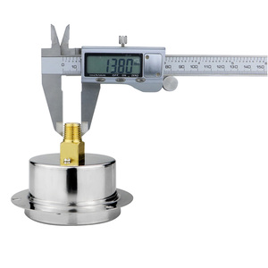 Jauge de pression de gaz <span class=keywords><strong>CE</strong></span> 0 ~ 100kpa Jauge de pression de liquide d'<span class=keywords><strong>air</strong></span> de haute précision Jauge de pression de joint à diaphragme axial - Product Image 4