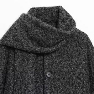 <span class=keywords><strong>Manteau</strong></span>-veste bouclé élégant et polyvalent pour <span class=keywords><strong>femme</strong></span>, nouvelle collection automne, respirant et écologique, vente en gros Chine - Product Image 3
