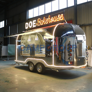 Remorque alimentaire CAMPTRL en acier inoxydable 304 avec cuisine complète, remorque de restauration, camion de nourriture, chariots - Product Image 5