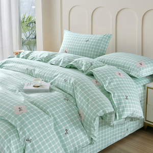 Ensemble de literie de luxe épaissi 4 pièces avec <span class=keywords><strong>housse</strong></span> de <span class=keywords><strong>couette</strong></span> et drap de lit <span class=keywords><strong>pour</strong></span> la maison - Product Image 2