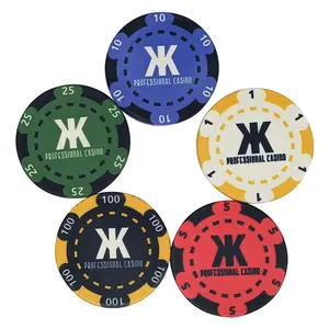 最优惠的价格赌场ept陶瓷扑克筹码10g 39毫米定制标志和颜色从制造商供应赌博游戏