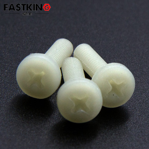 M4 * 16 Nylon Chéo Đầu tròn vít PA66 + 50% sợi thủy tinh nhựa Pan đầu vít máy - Product Image 3