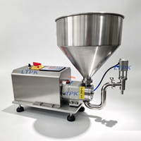 Machine de remplissage à pompe rotative LT-900 pour liquides visqueux, pâtes, miel, sauces, sirops, crèmes, détergents et pâtes cosmétiques