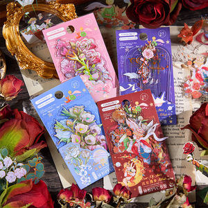 ที่คั่นหนังสือแบบปั๊มลาย 10 ชิ้น ซีรีส์ Star Wishes Rose ลายกุหลาบ สำหรับนักเรียน - Product Image 2