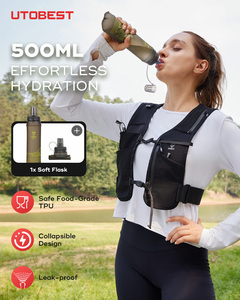 Utobest Trọng lượng nhẹ không thấm nước Nylon + polyester chạy hydrat hóa vest đua Marathon Đường Mòn nước Ba lô cho phụ nữ người đàn ông đi bộ đường dài - Product Image 4