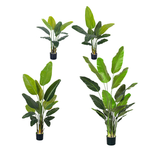 Décoration verte Grandes plantes artificielles Oiseau de paradis Bananier artificiel Fleurs et plantes décoratives pour la maison et le bureau - Product Image 6