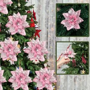 Fiori Natalizi in Stile Europeo da 14cm, Regali di Natale per Decorazioni di San Valentino e <span class=keywords><strong>Capodanno</strong></span> - Product Image 3