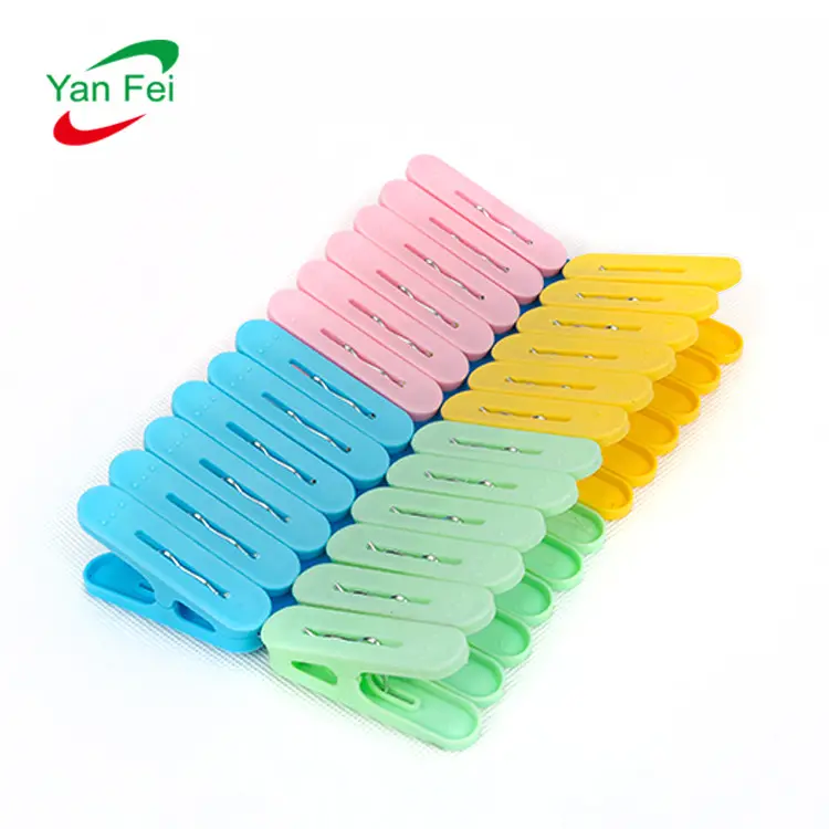 Factory Wholesale Colorful Plastic Clothes Peg Custom Beach Chair Towel Clips Outdoor Bathroom Use Hot Selling for Camping