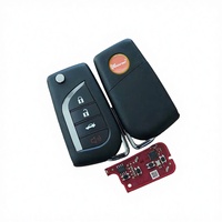 Xhorse XKTO10EN/ XKTO12EN Clé filaire Télécommande universelle pour Toyota Type 4 Boutons