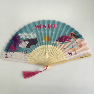 Recuerdo de la <span class=keywords><strong>boda</strong></span> de material de bambú plegable VENTILADOR DE LA MANO - Product Image 4