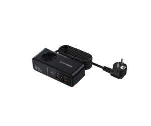 Bande d'alimentation intelligente 2500W avec charge USB GaN 83W chargeur rapide adaptateur de cube de bureau <span class=keywords><strong>prise</strong></span> UE DE 1.5M <span class=keywords><strong>prise</strong></span> de chaussette d'extension - Product Image 2