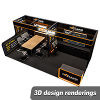 Stan Pameran Dagang Kayu MDF 30 MENIT SIAP PAKAI, Stand Retail, Furnitur Pameran Kustom, Perlengkapan Pameran