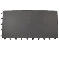 Langlebige wasserdichte Copolymer Interlocking Modulare rutsch feste Garage Bodenbelag Fliesen Gym Fußmatten 50 X50CMX1CM Fitness studio