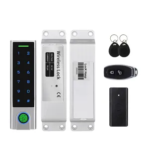 Secukey防水ワイヤレススマート指紋生体認証DIYドアロックサポートパスワード、125KHz EMカード、指紋