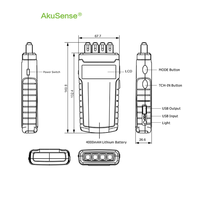Sensor Cahaya Ambient AkuSense EST-X200N 5V Sensor Fotoelektrik Retro-Reflektif Luar Ruangan