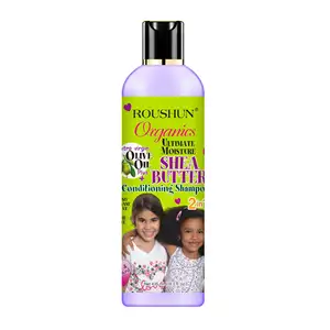 Olive oil kids hair shampoo and conditioner set for children's curly hair to nourish and smoothly prevent skin damage