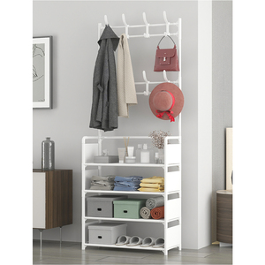 Estante para sombreros <span class=keywords><strong>de</strong></span> 4 capas, soporte para zapatos <span class=keywords><strong>de</strong></span> bebé y adulto, <span class=keywords><strong>de</strong></span> hierro y Metal, ajustable - Product Image 2